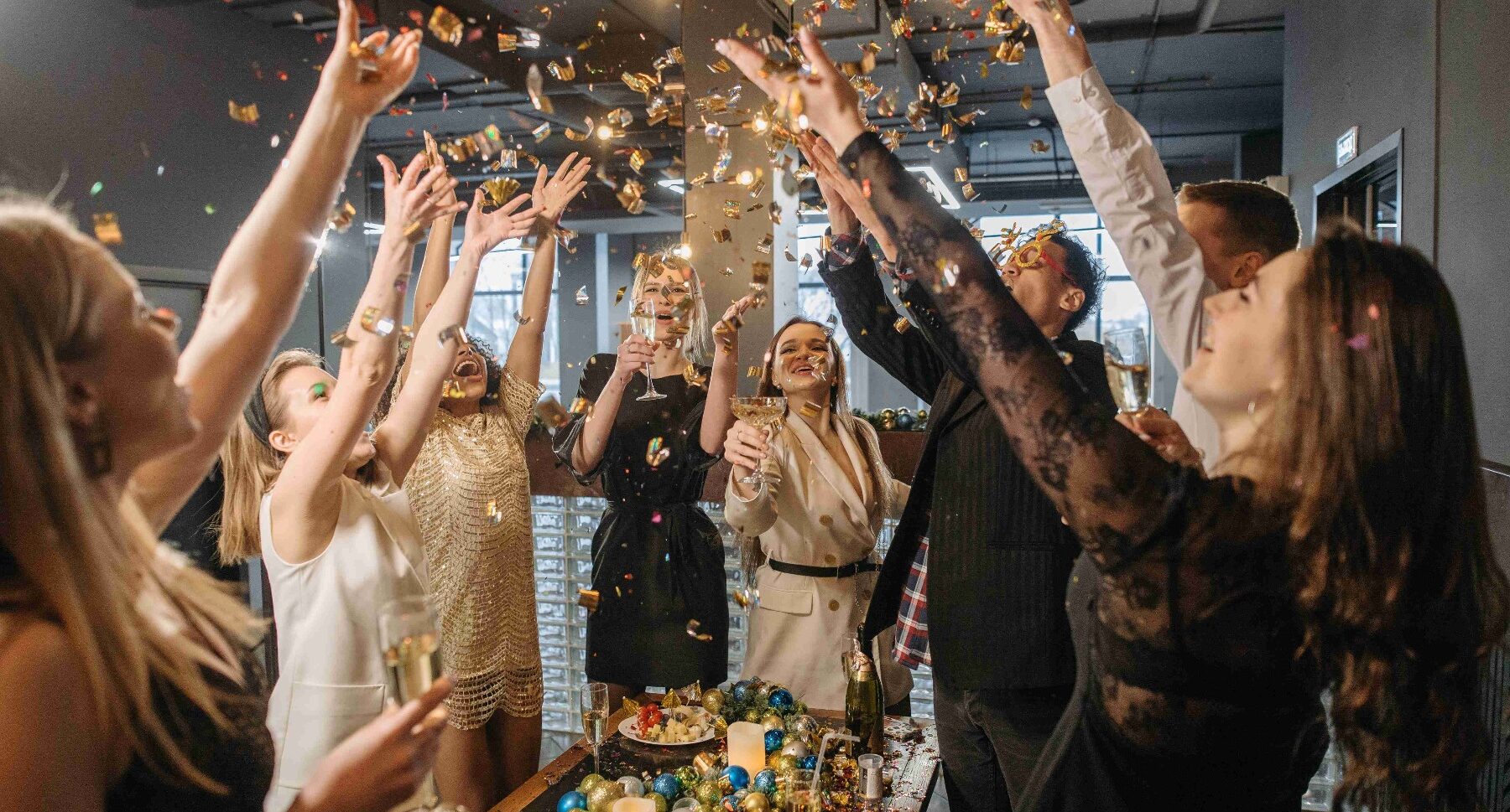Glitter Party Theme - New Year party themes